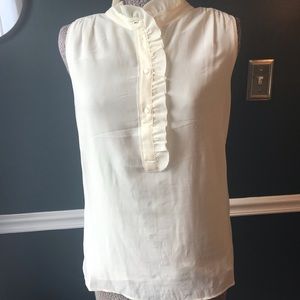 Women’s J Crew size 4 sleeveless button up blouse